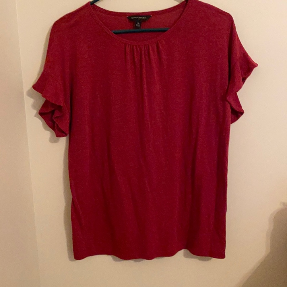 Red blouse